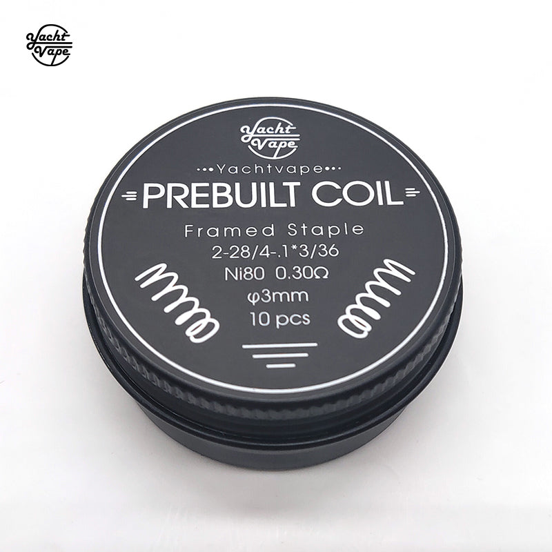 Yachtvape Framed Staple coil Ni80 0.3ohm 10 pezzi