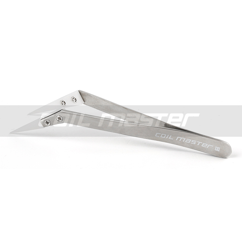 Coil Master Ceramic Tweezers pinzetta ceramica punta curva
