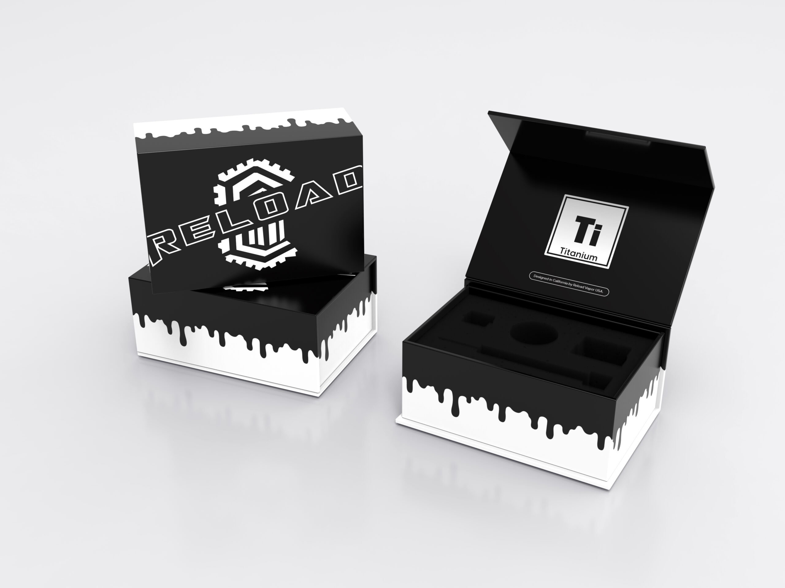 Reload S RDA dripper titanio 24mm dual coil