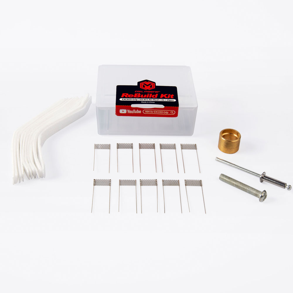Coil Master ReBuild Kit Exceed Grip kit rigenerazione mesh 0,4 ohm