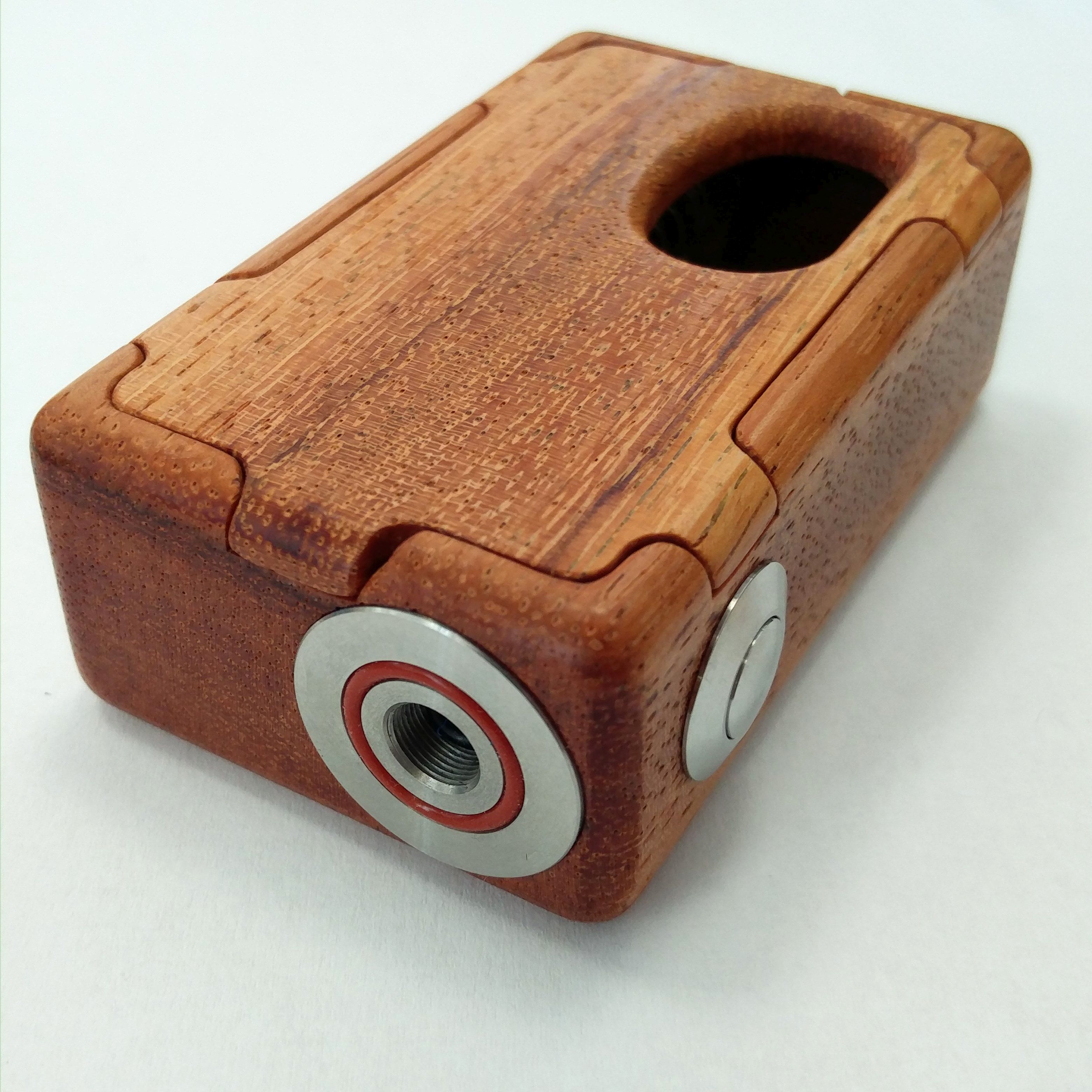 KHW Minifet box mod legno bubinga oro