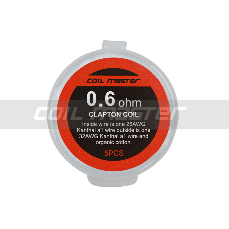 Coil Master K Clapton coil prefatte box 5pz 0,4 ohm