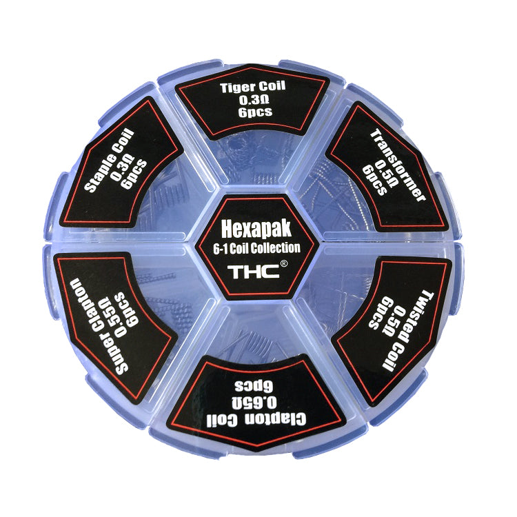 Thunderhead Hexapack 6-in-1 coil premade 36 pezzi miste