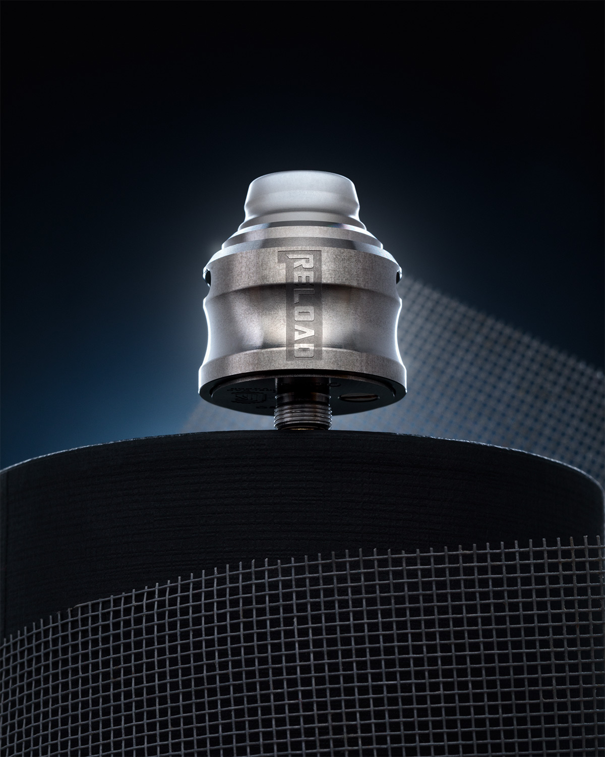 Reload S Pro RDA Dripper 25mm Top Airflow Deck Postless