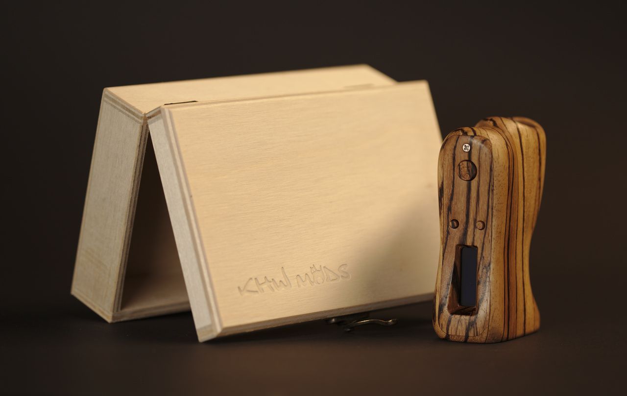 KHW DNA60 Squonker legno zebrano australiano