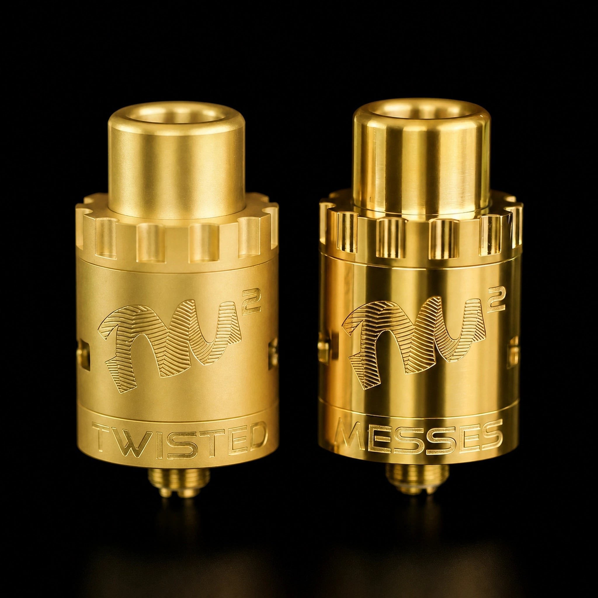 Twisted Messes Gold AF RDA 22mm oro opaco dual coil