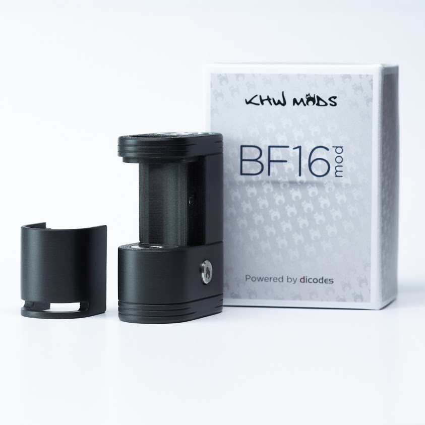 KHW BF16 box mod rossa 18350 16mm