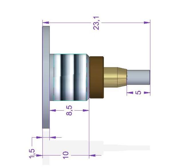 KHW Bottom Feeder Connettore 510 PEEK