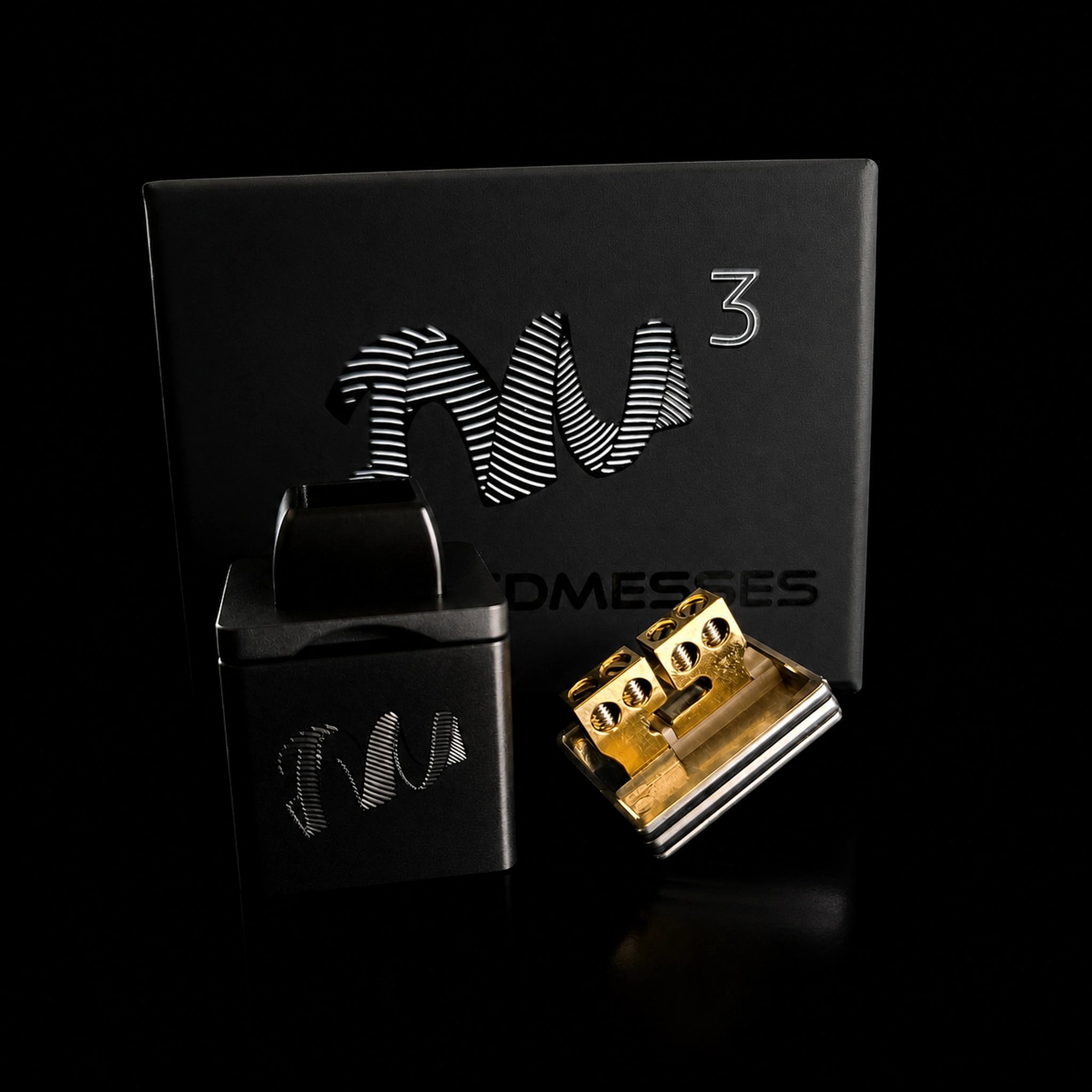 Twisted Messes TM3 Cubed RDA 24mm nero deck squadrato