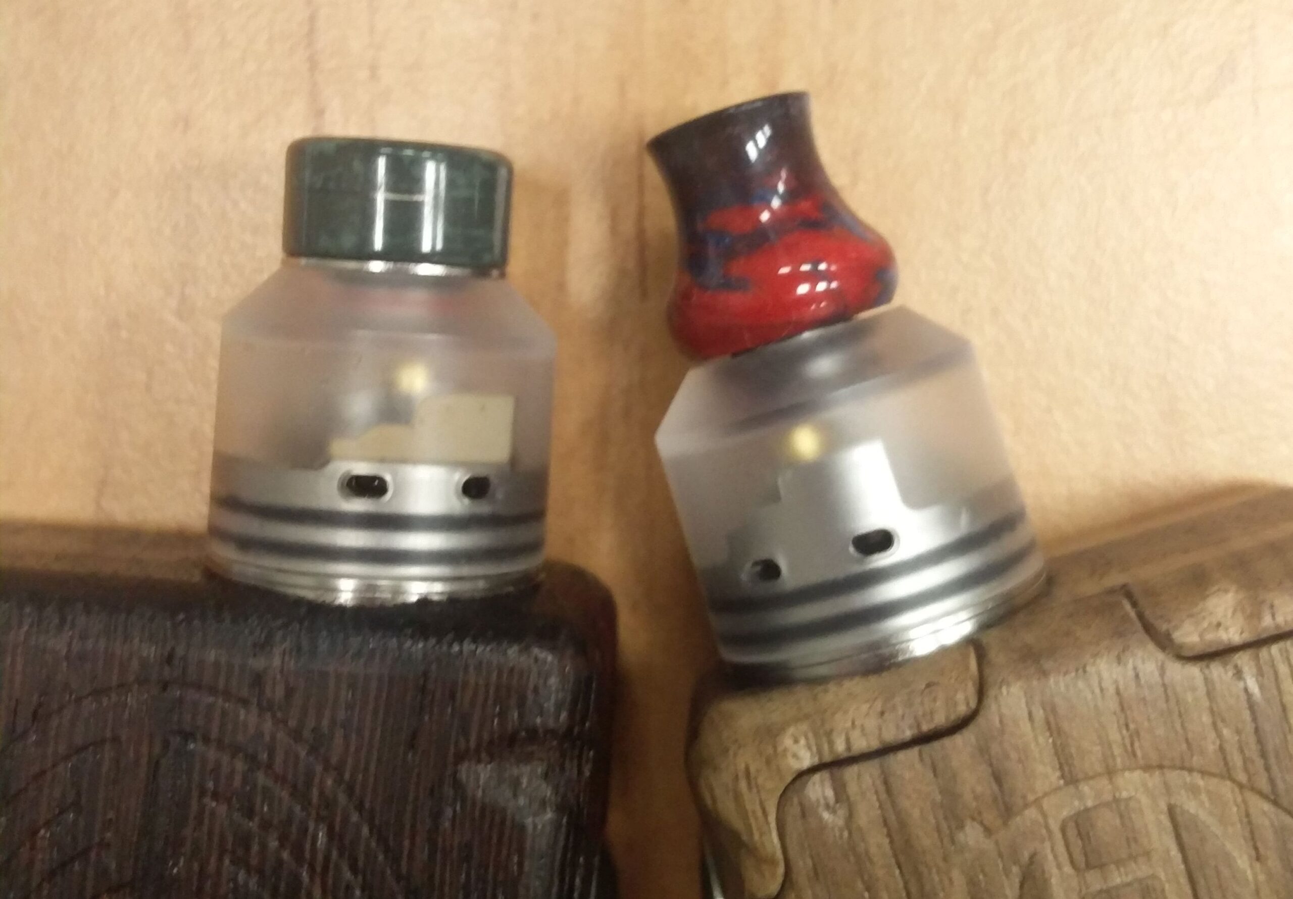 KHW Mod Hadaly Cap Trasparente RDA per Drip Tip 510