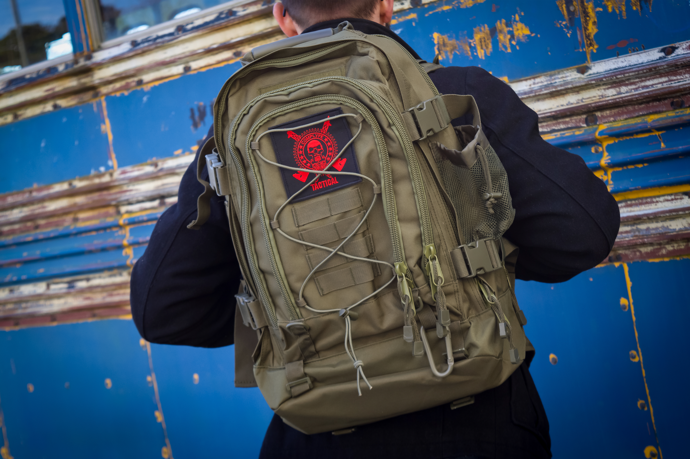 Comp Lyfe Tactical Backpack zaino tan militare