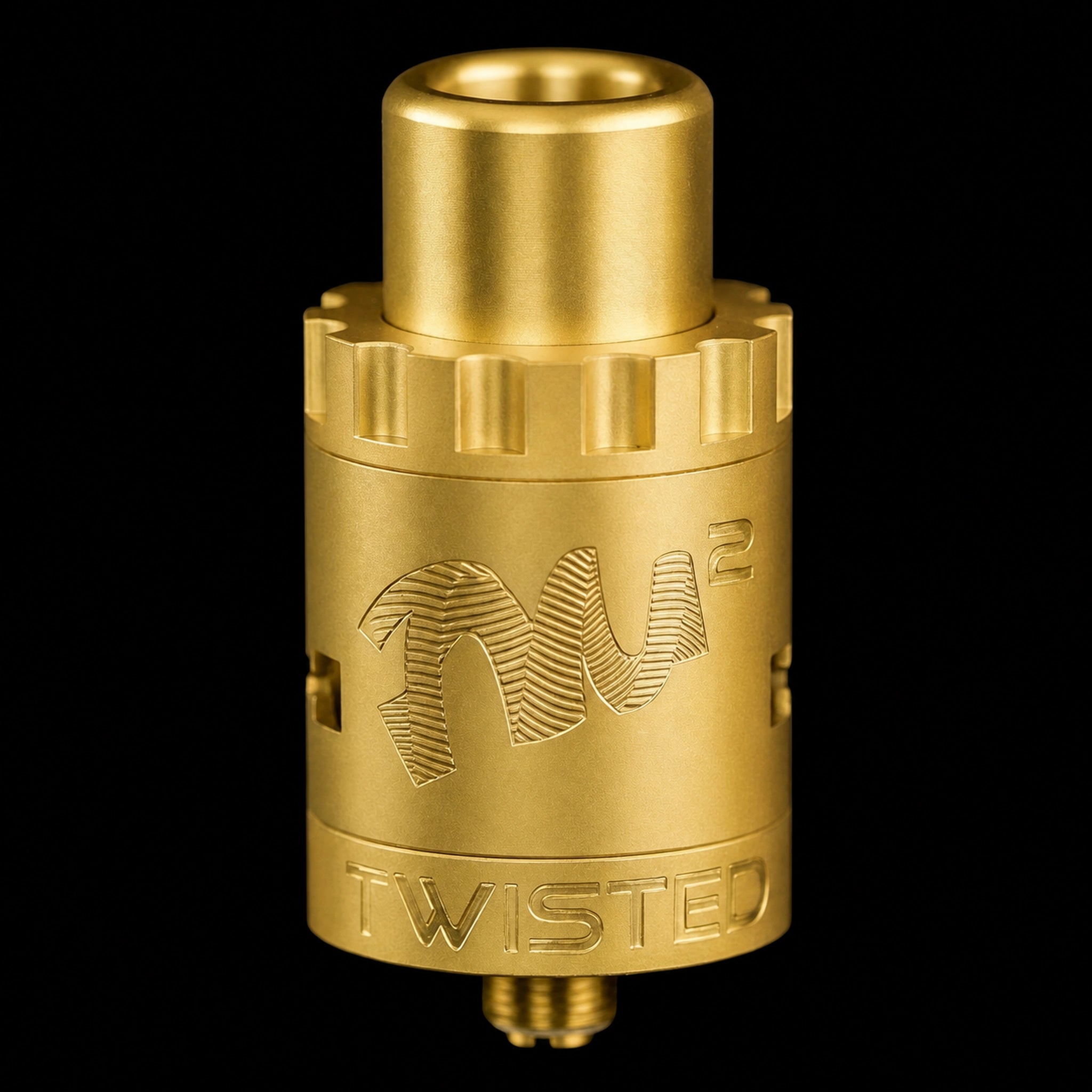 Twisted Messes Gold AF RDA 22mm oro opaco dual coil