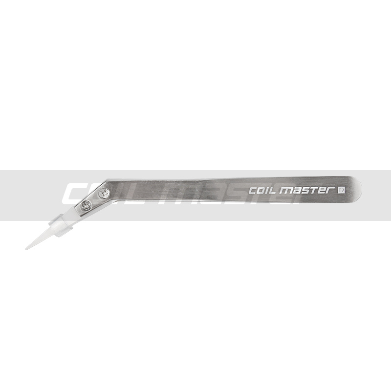 Coil Master Ceramic Tweezers pinzetta ceramica punta curva