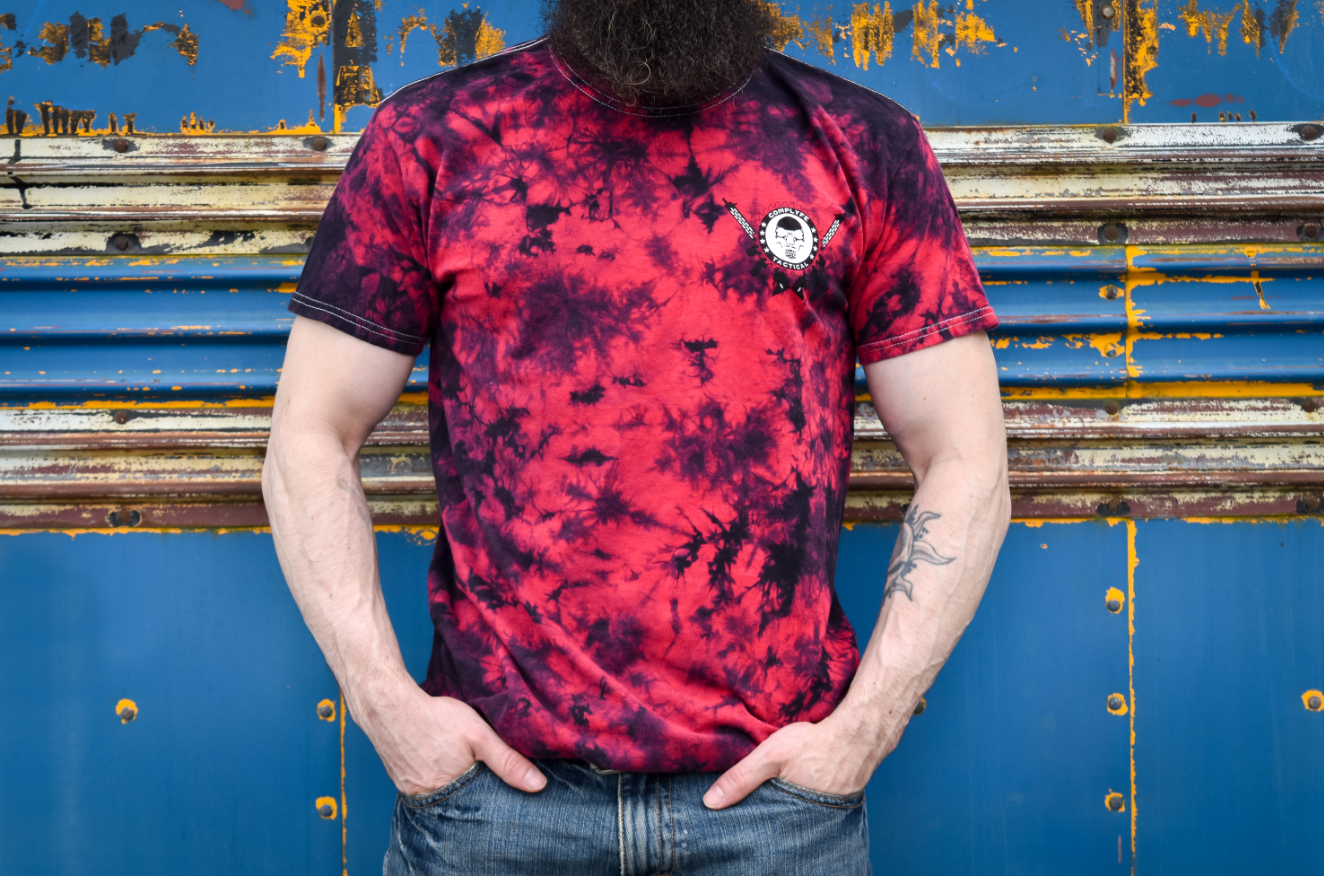 Comp Lyfe Tye Dye t-shirt cotone rossa S