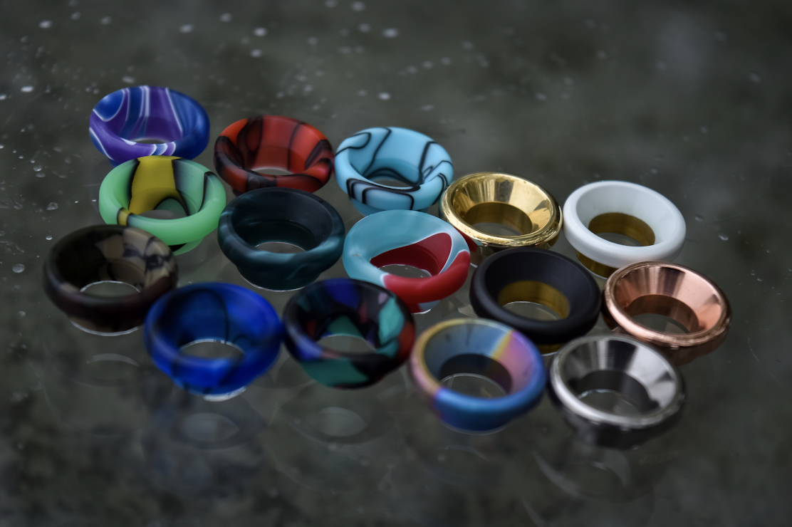 Comp Lyfe Mini drip tip ottone wide bore low profile