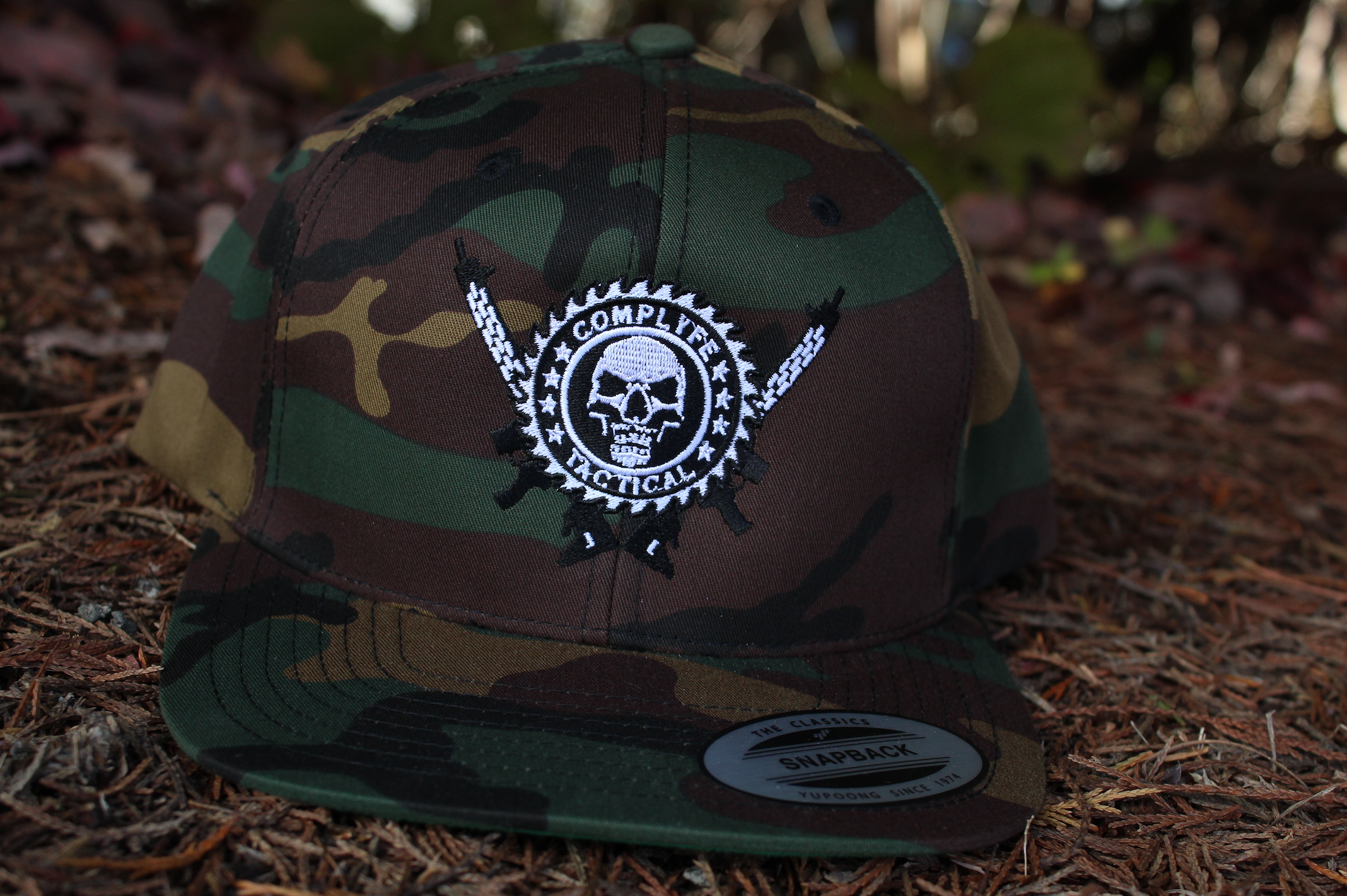 Comp Lyfe CLTAC Camo cappellino snapback visiera nera
