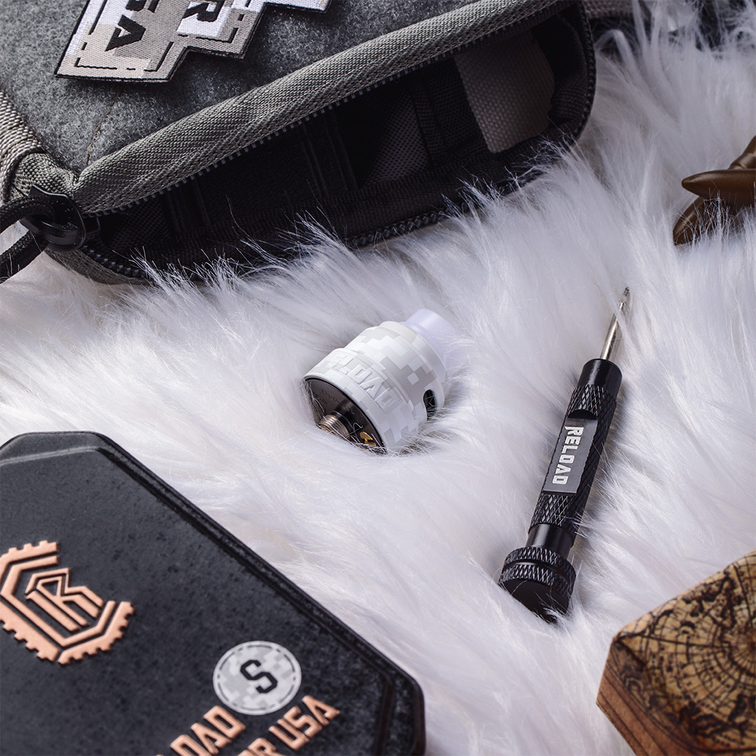 Reload Vapor USA S RDA dripper 24mm Digital White