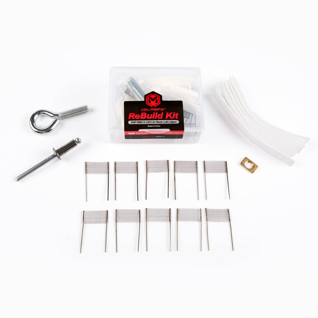 Coil Master ReBuild Kit Voopoo PnP-VM4 mesh 0,6 ohm 10 pezzi