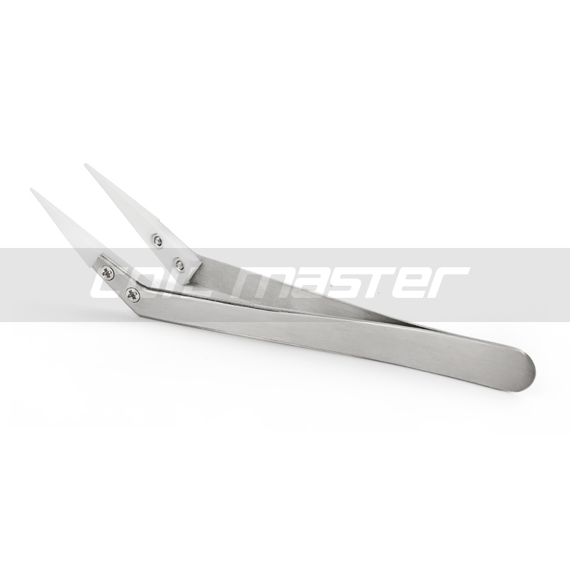 Coil Master Ceramic Tweezers pinzetta ceramica punta curva